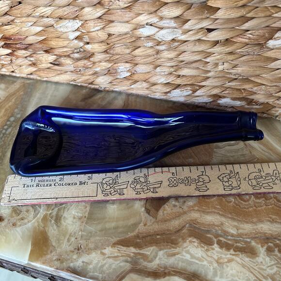 Cobalt blue bottle spoon rest - Picture 6 of 6